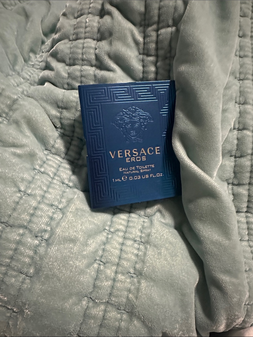 4/$15 Versace Eros sample